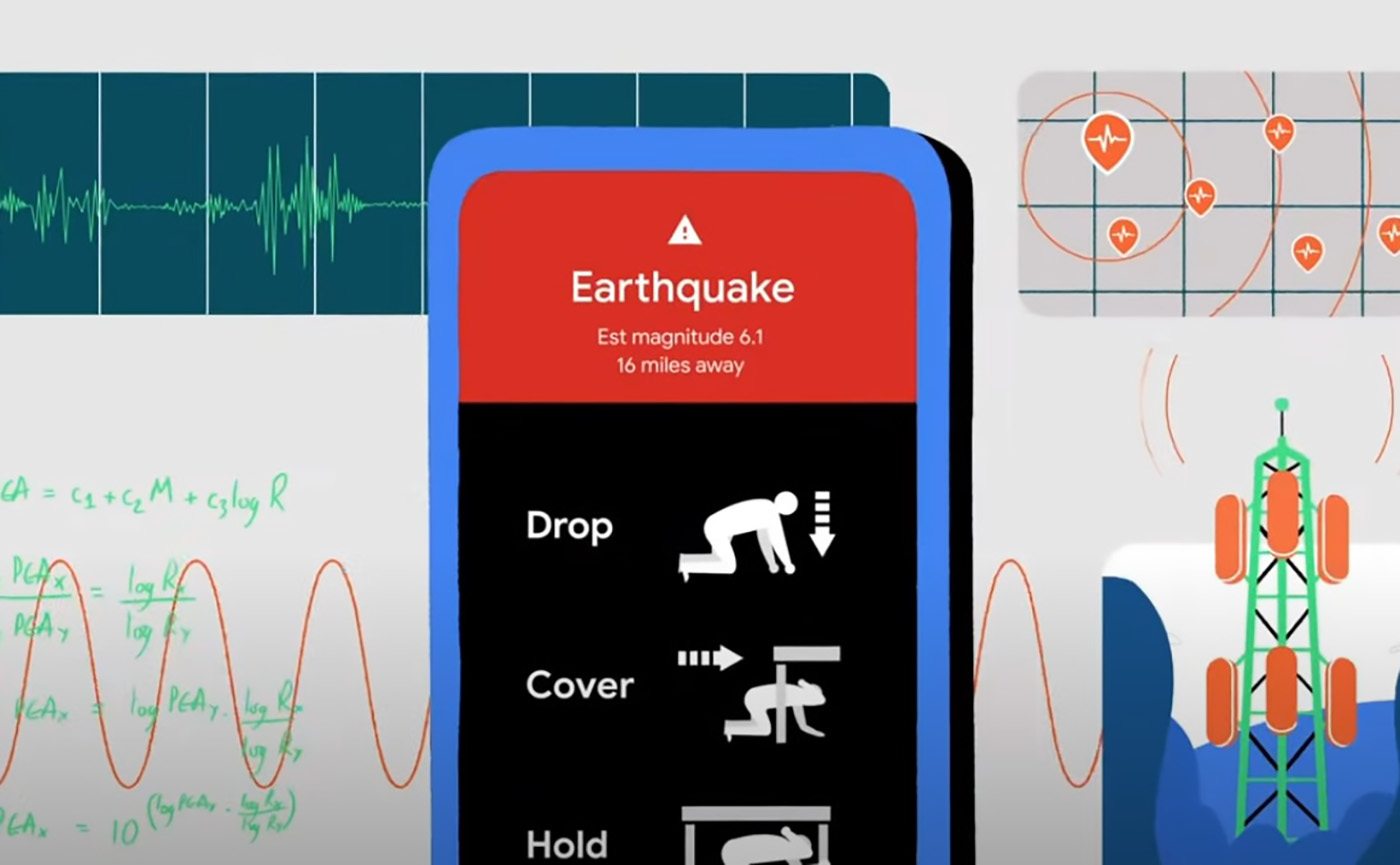 App to detect earthquakes