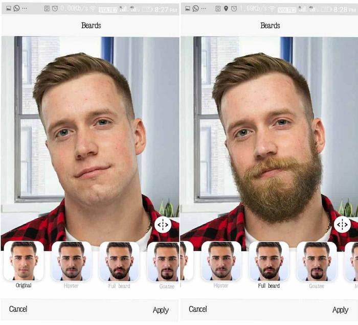 Aplicativos de Simulação de Barba